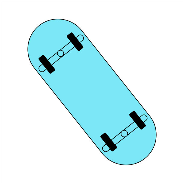 复古风格的滑板图片下载