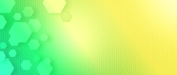 摘要绿黄几何技术数字高科技概念及未来主义设计背景图片下载