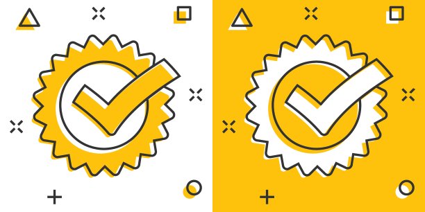 漫画风格的赢家图标。玫瑰奖卡通矢量插图在白色孤立的背景。奖牌飞溅效应经营理念。图片下载