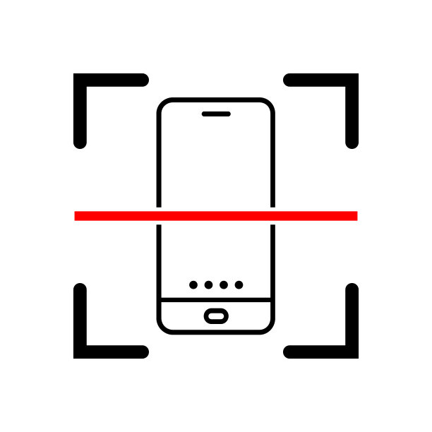 电话测试概念。智能手机扫描图标。矢量插图。图片下载