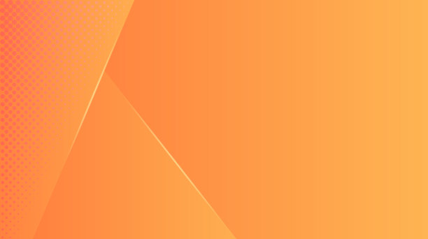 橙色抽象字母PPT商业封面背景图片下载