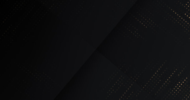 4k黑色豪华背景与金色动态斑点。斜条纹，闪烁的散点。图片下载