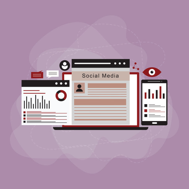 社交媒体营销图片下载