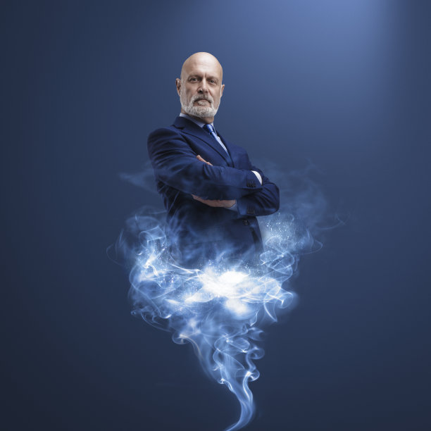 企业高管精灵出现并冒烟图片下载