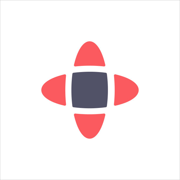 四个方向的logo模版素材图片下载