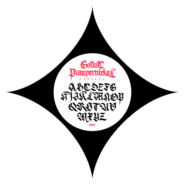 哥特式，显示英文字母。中世纪拉丁字母。经典的欧式风格。书法和文字。大写字母的标志，标签和纹身。图片下载