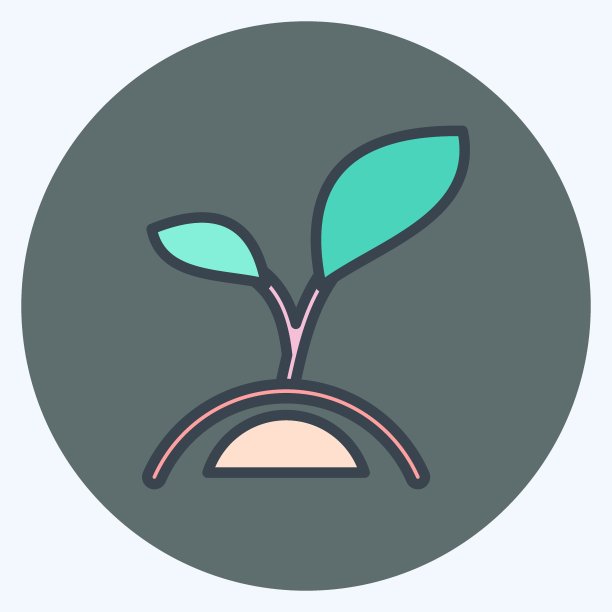 图标工厂3。与植物符号有关。颜色搭配风格。简单的说明。工厂。橡树。叶子。玫瑰图片下载