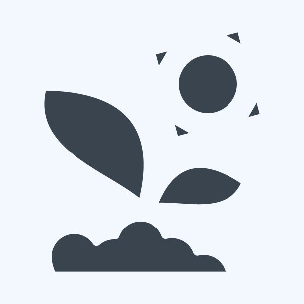 3.图标萌芽与植物符号有关。字形风格。简单的说明。工厂。橡树。叶子。玫瑰图片下载