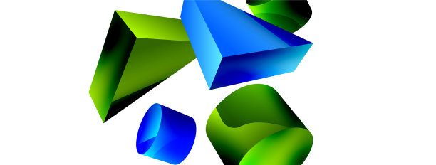 三维极简几何抽象背景图片下载