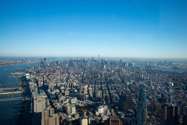 曼哈顿鸟瞰图图片下载