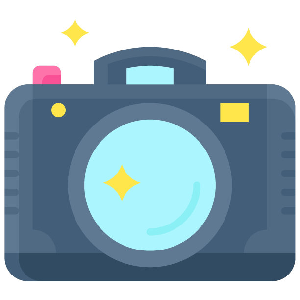 相机图标，新年相关矢量图片下载