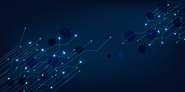 未来电路板，电子主板，通信与工程概念，高科技数字技术概念图片下载