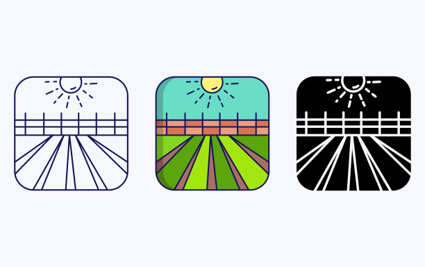 景观插图图标图片下载