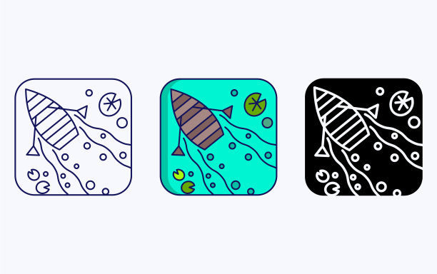 景观插图图标图片下载