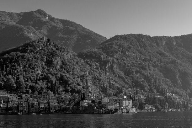 科莫湖镇景色图片下载