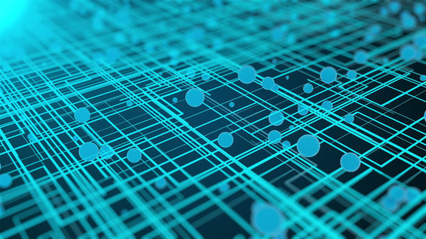 三维未来电路背景图片下载