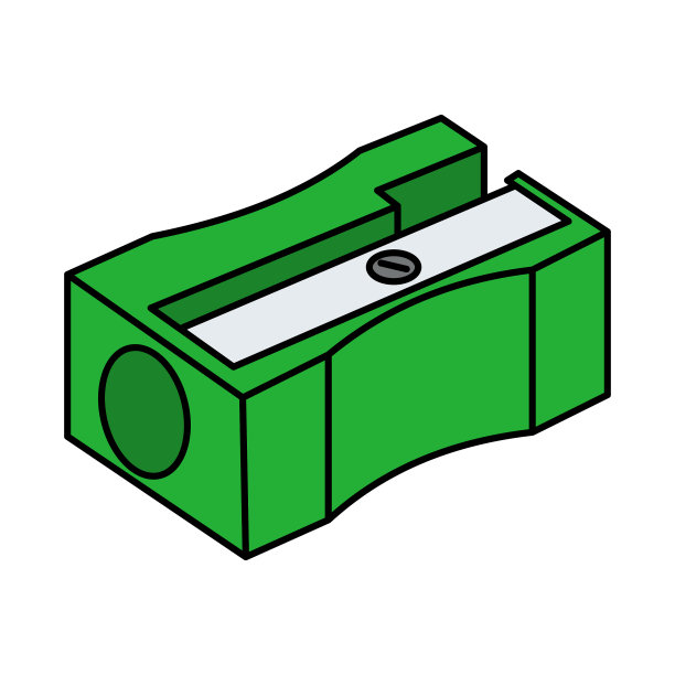 铅笔剃须刀涂鸦风格的图标图片下载