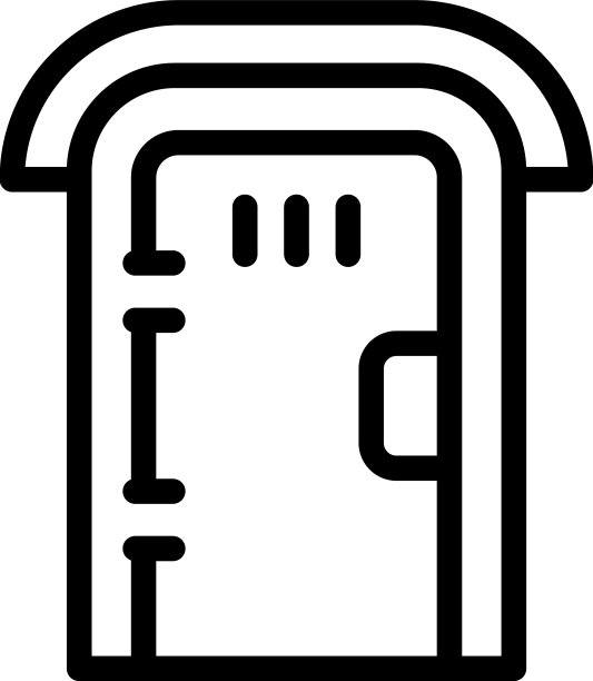 洗厕所图标轮廓厕所洗手间图片下载