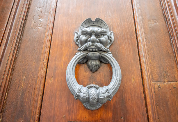 门环在佛罗伦萨托斯卡纳，意大利图片下载