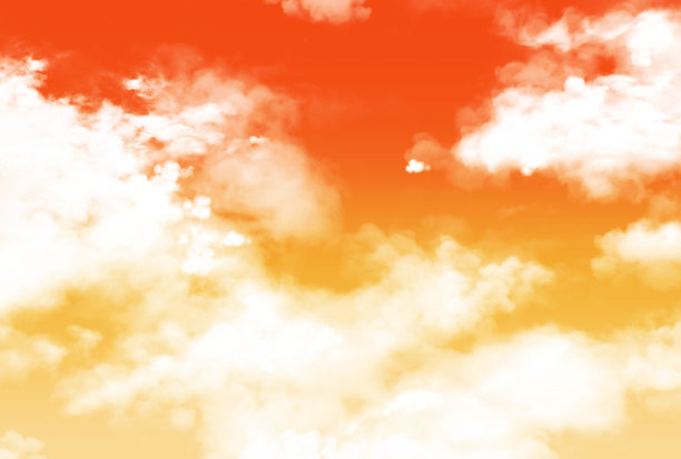 美丽的日落天空和云图片下载