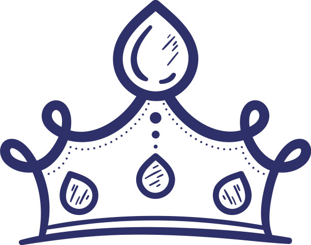 女王王冠草图图片下载
