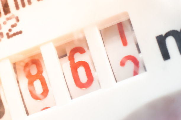 水表特写，微距摄影图片下载