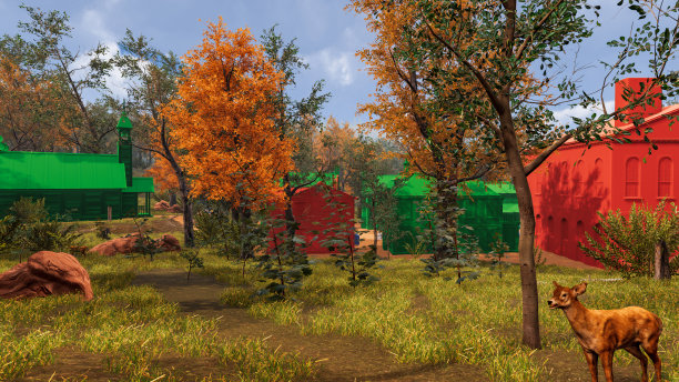 可持续发展目标、生物多样性、不断增长的经济和生态的图形资源。三维渲染图片下载