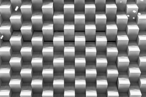 立方体图案背景墙图片下载