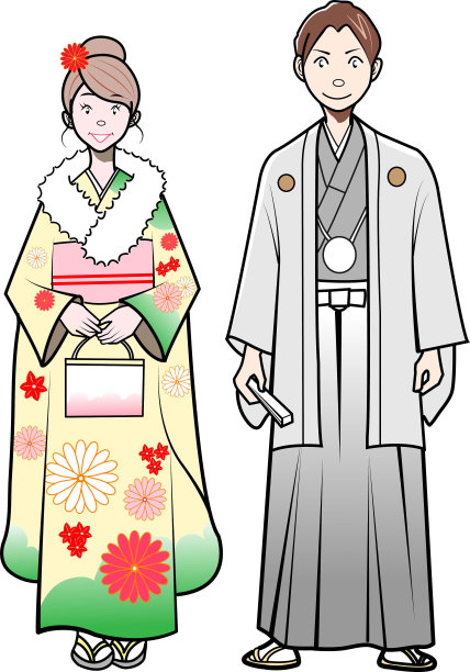 丹佐穿着正装，和服摆造型。图片下载