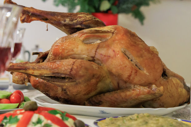 圣诞餐桌摆设图片下载