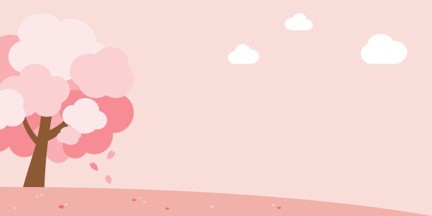 美丽的樱花框架材料图片下载