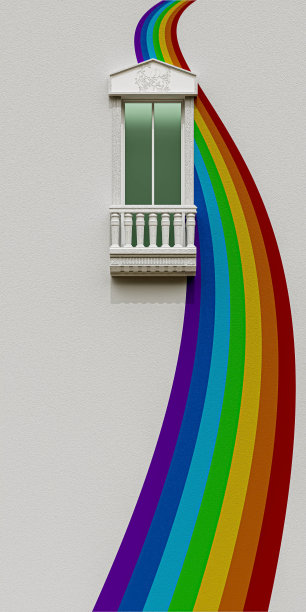 墙上的大理石窗户图片下载