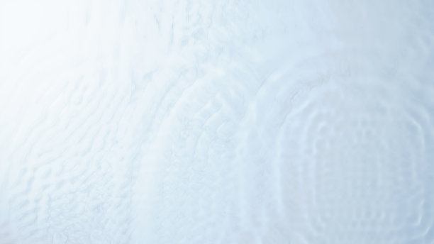 一个美丽的水面的3D插图。水的颜色。波浪形水面。图片下载