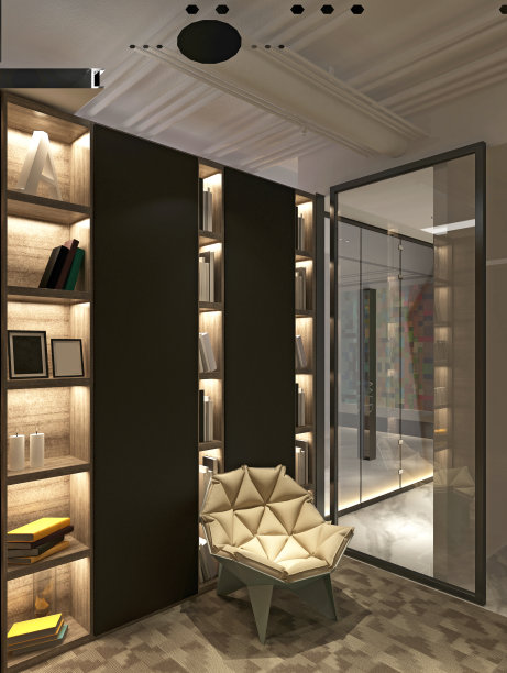 3d渲染现代办公室图片下载