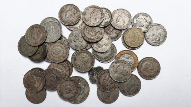 白底古钱币，稀有钱币图片下载