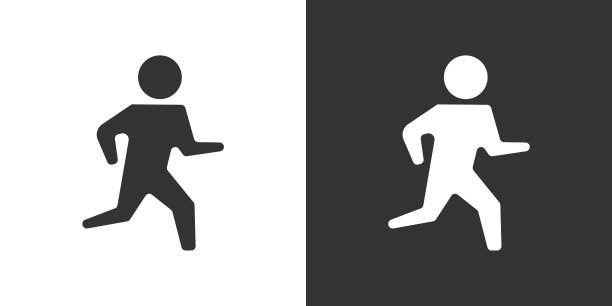 人，跑人，人，团队，成员，员工和人类矢量图标。图片下载