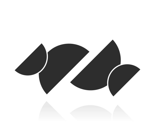 剪出圆形拼贴概念图片下载