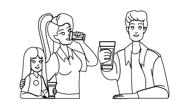 家庭饮用水矢量素材图片下载