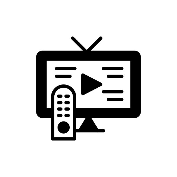 电视矢量图标标志图片下载