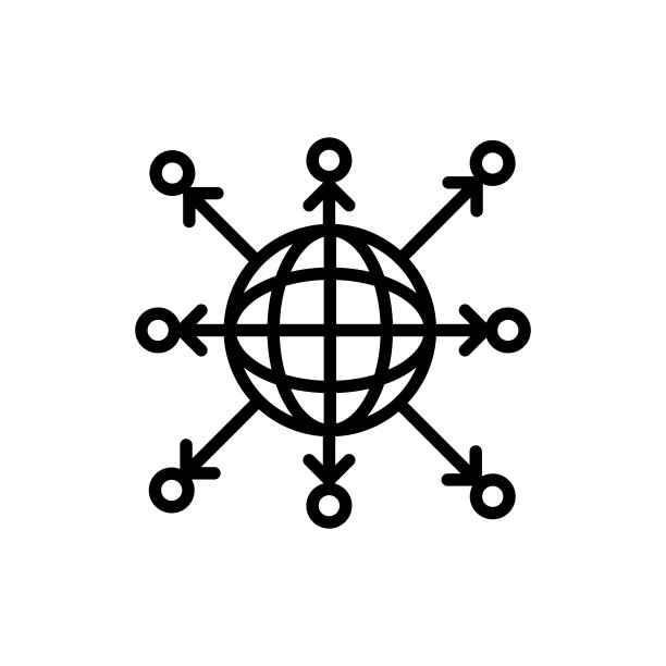 矢量去中心化图标图片下载