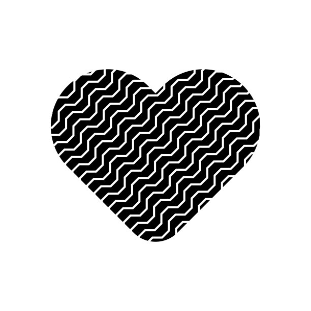 爱心图标说明矢量。图片下载