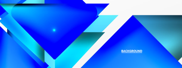 动态三维几何抽象背景图片下载