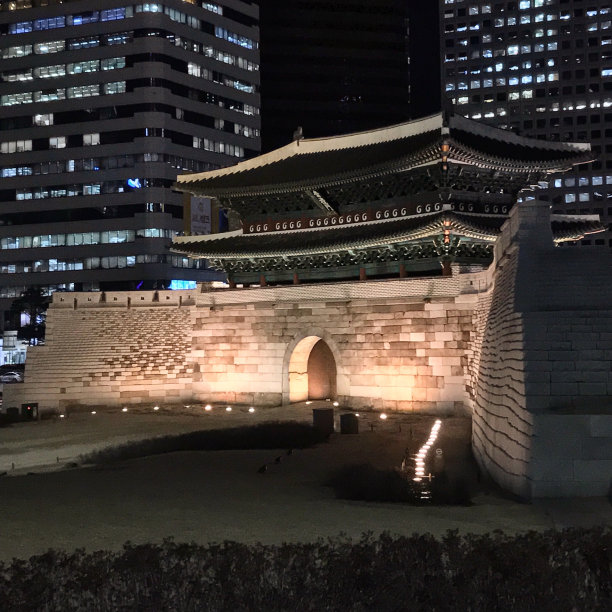 夜晚的首尔图片下载