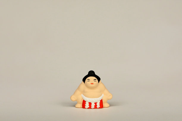 可爱的相扑手人物静物图片下载