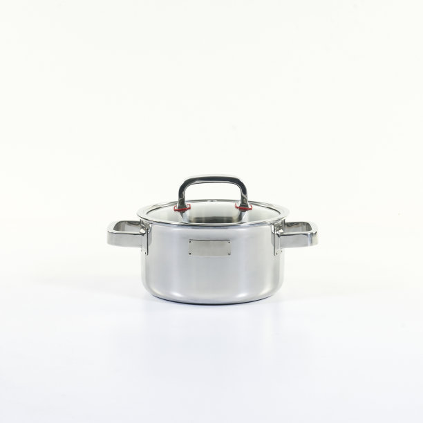 银色不锈钢煮锅图片下载