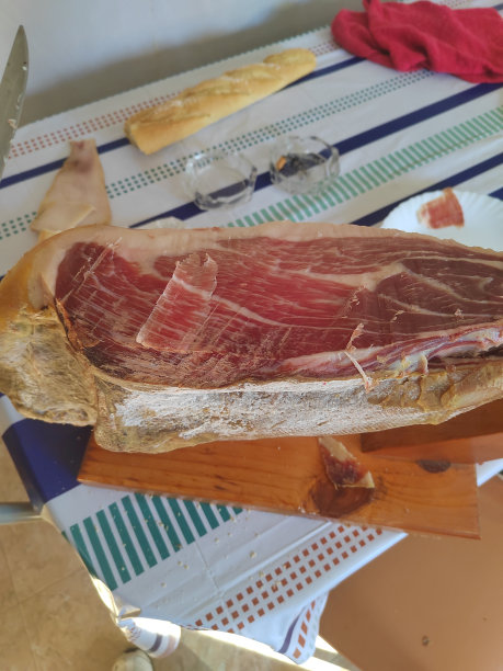 西班牙塞拉诺火腿图片下载
