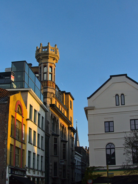 冈德(2022年12月):在节日期间参观美丽的比利时冈德市图片下载