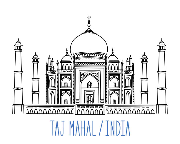 印度泰姬陵陵墓图片下载