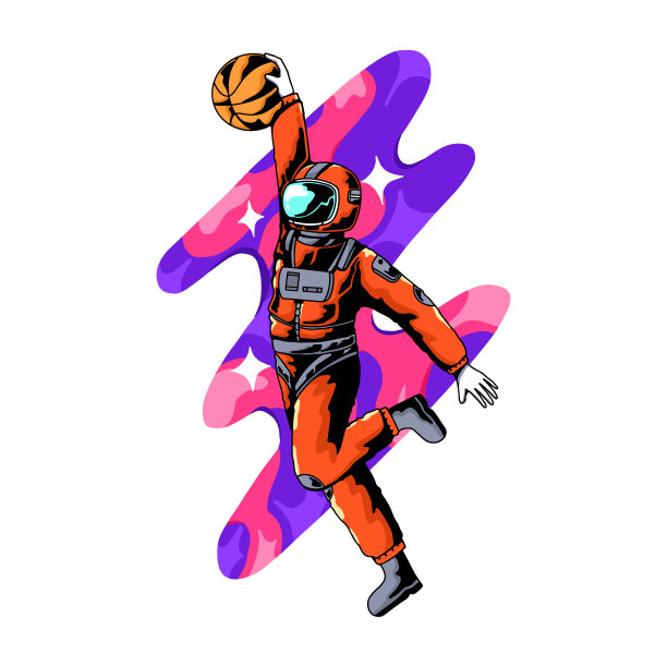 宇航员打篮球图片下载