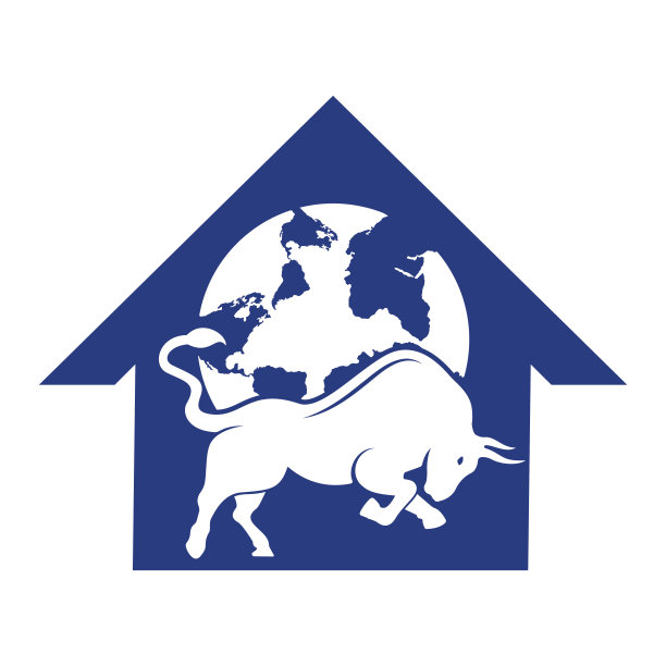 全球公牛矢量标志图标设计。图片下载